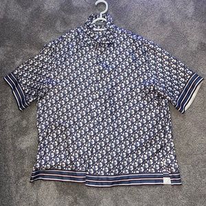 Men’s Christian Dior Oblique Short Sleeved Shirt SOLD